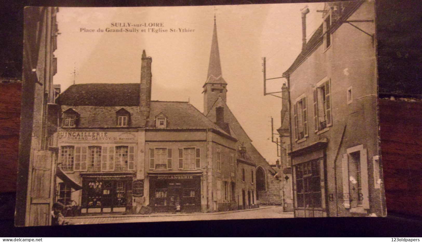 45 SULLY SUR LOIRE PLACE DU GRAND SULLY  QUINCAILLERIE  DURAND  DARVOY - Sully Sur Loire