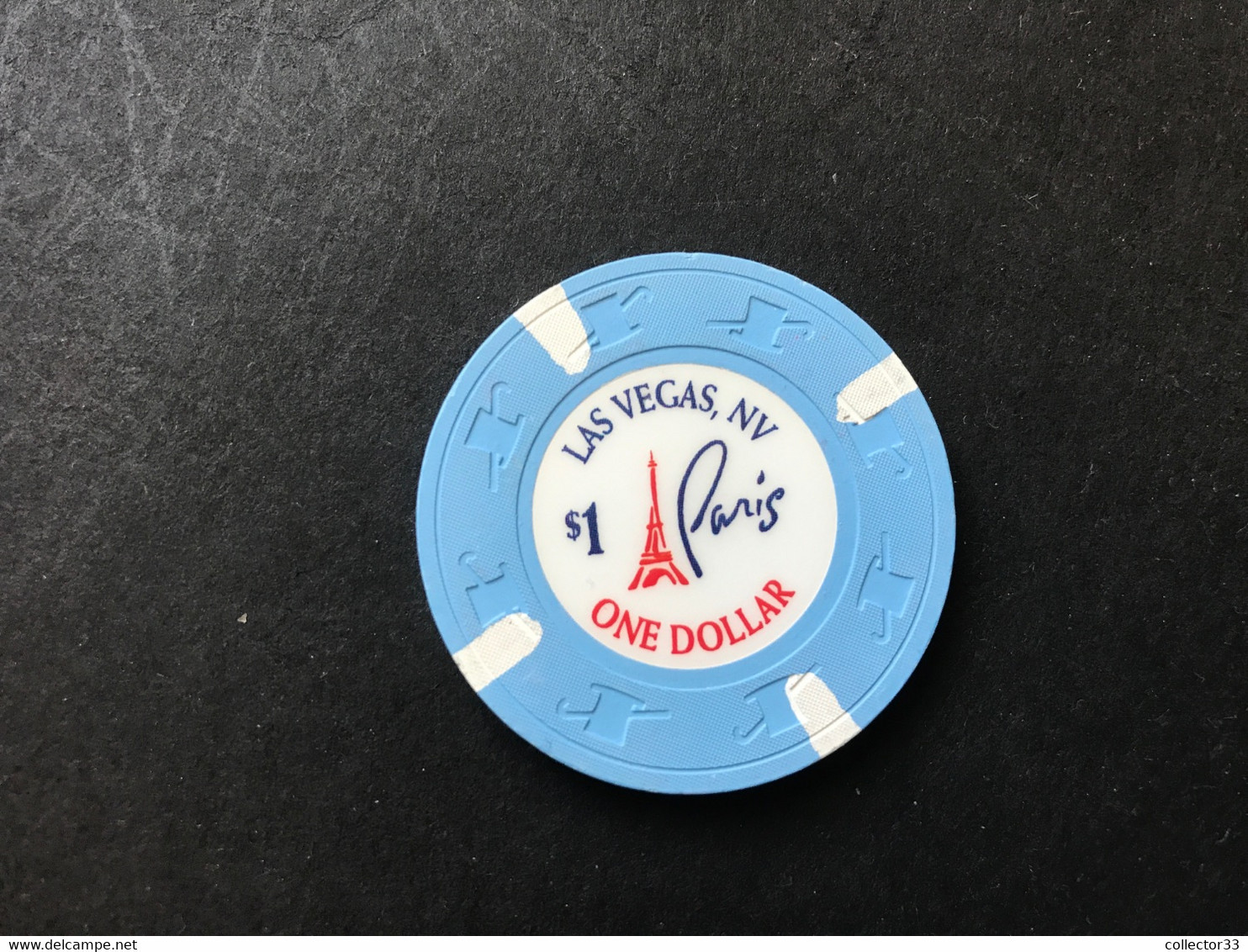 JETON / TOKEN LAS VEGAS 1$  CASINO PARIS - Casino