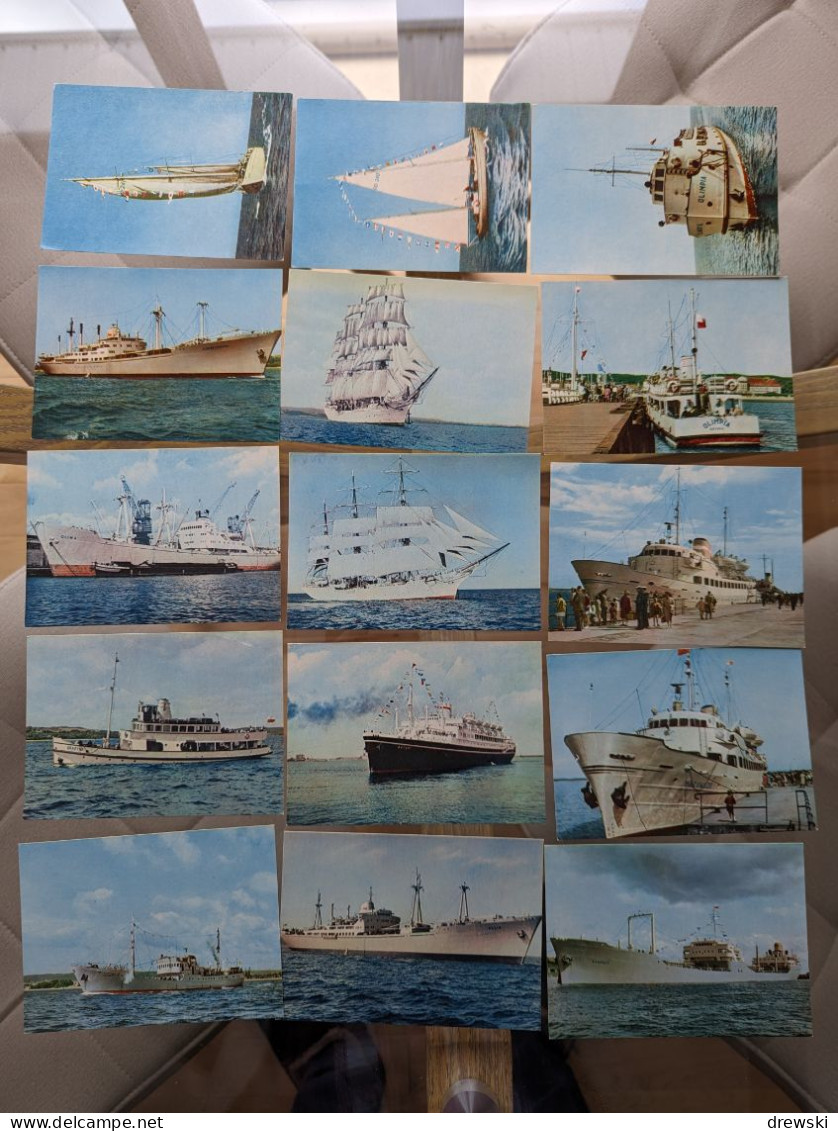 SHIPS & BOATS - 174 different postcards - Retired dealer's stock - ALL POSTCARDS PHOTOGRAPHED