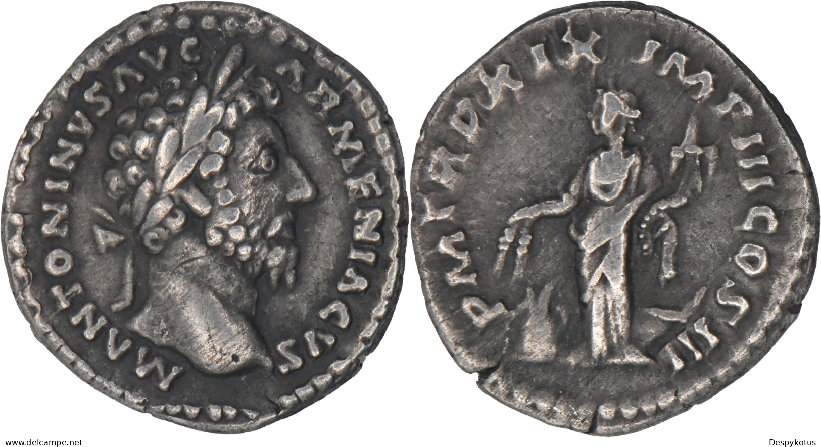 ROME - Denier - MARC AURELE - Annona - 165 AD - RARE - RIC.142 - 17-313 - The Anthonines (96 AD To 192 AD)