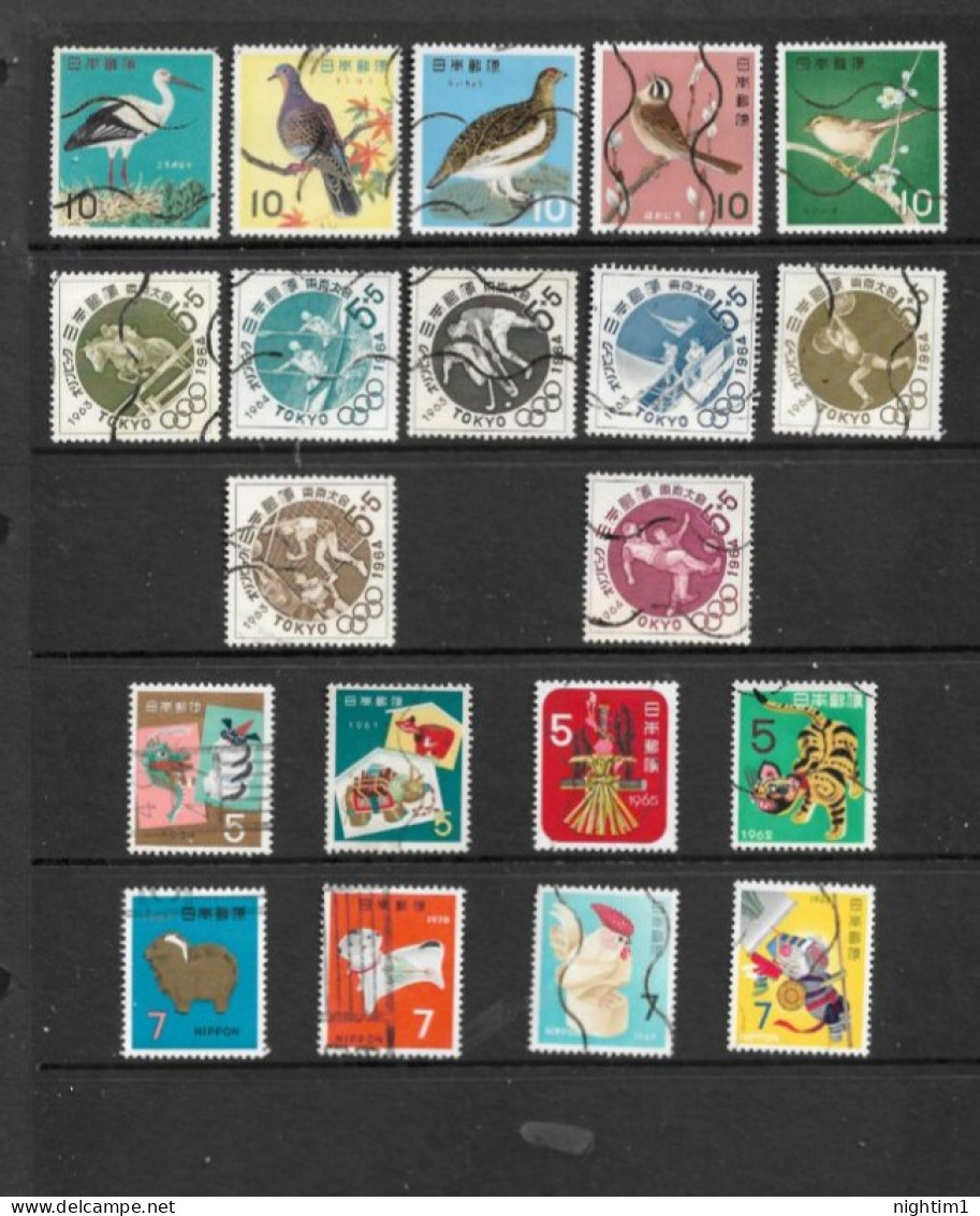 JAPAN COLLECTION. EARLY COMMEMORATIVES. 2 SHEETS USED. - Used Stamps