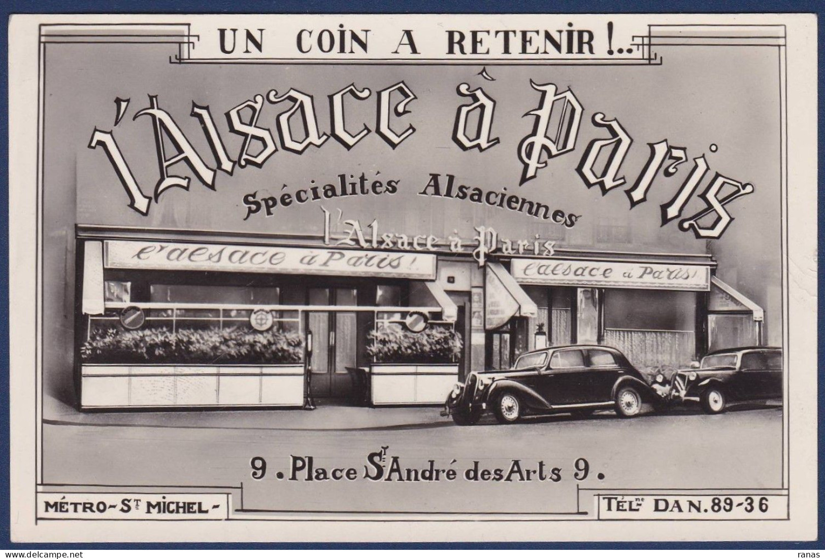 CPSM [75] Paris > Arrondissement > Arrondissement: 06 Commerce Shop Alsace Non Circulé Traction Citroën - Paris (06)