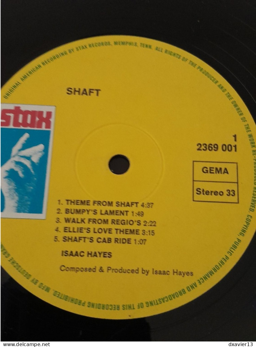 33T -  Isaac Hayes ‎– Shaft