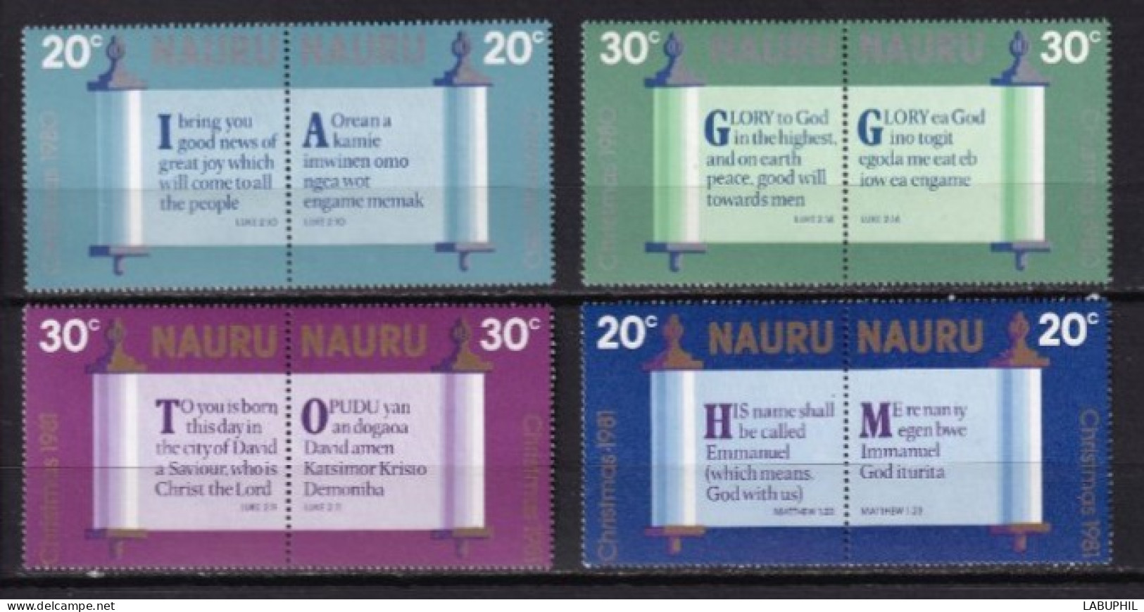 NAURU  MNH  ** 1980 81 - Nauru