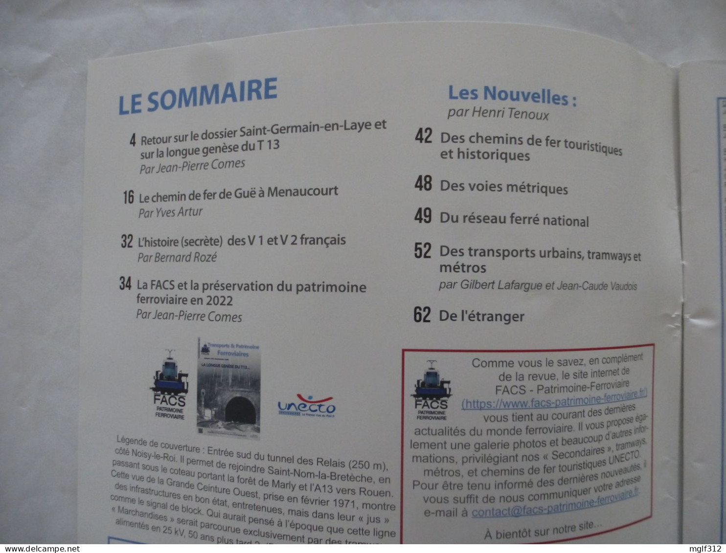 REVUE Transports & Patrimoine Ferroviaires N° 416 Mars 2023 - LONGUE GENESE Du T13...SAINT-GERMAIN-EN-LAYE - Ferrovie & Tranvie