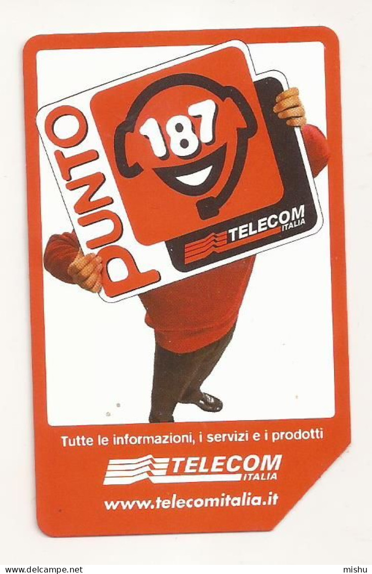 CT2 - Italy Phonecard - Telecom Italia  - 10000 Lire - Punto 187 - Otros & Sin Clasificación