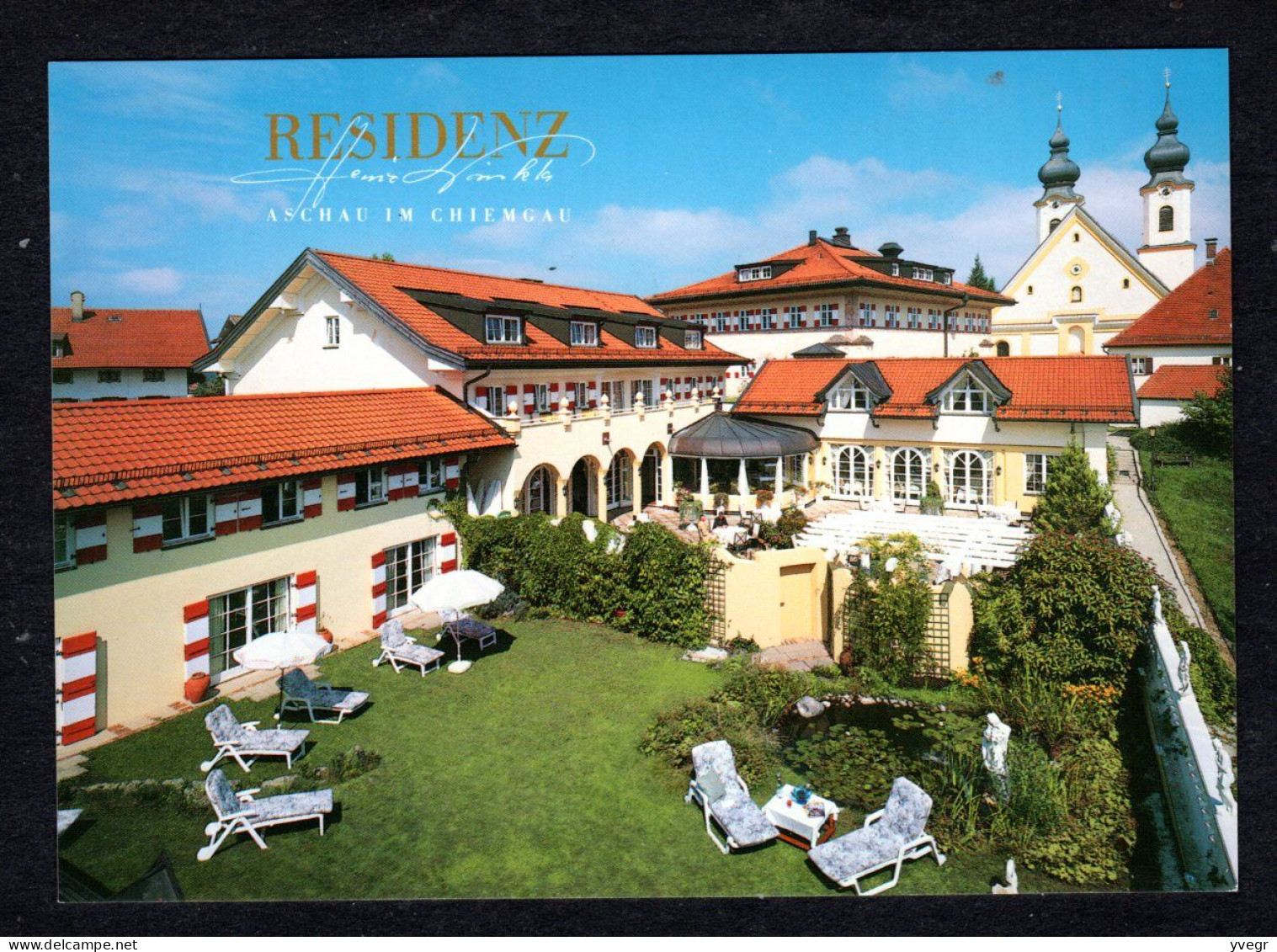 Allemagne - ASCHAU Im Chiemgau - Residenz HEINZ WINKLER - Cour Intérieure De La Résidence Avec Chaises Longues - Chiemgauer Alpen