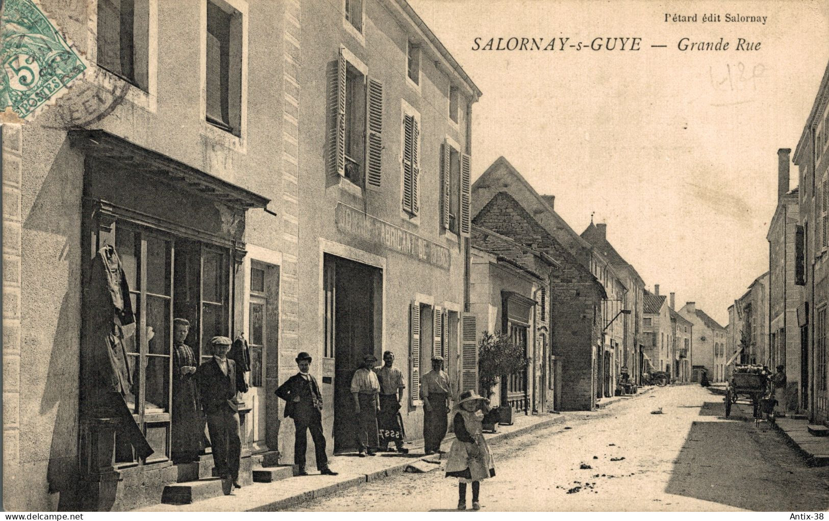 A1 - 71 - SALORNAY-SUR-GUYE - Saône-et-Loire - Grande Rue - Sonstige & Ohne Zuordnung