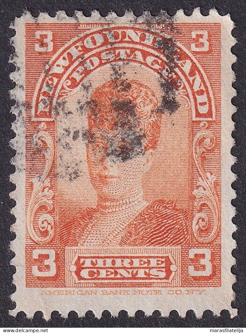 Canada, Newfoundland, 1898, Princess (Queen) Alexandra, 3c Used - 1865-1902