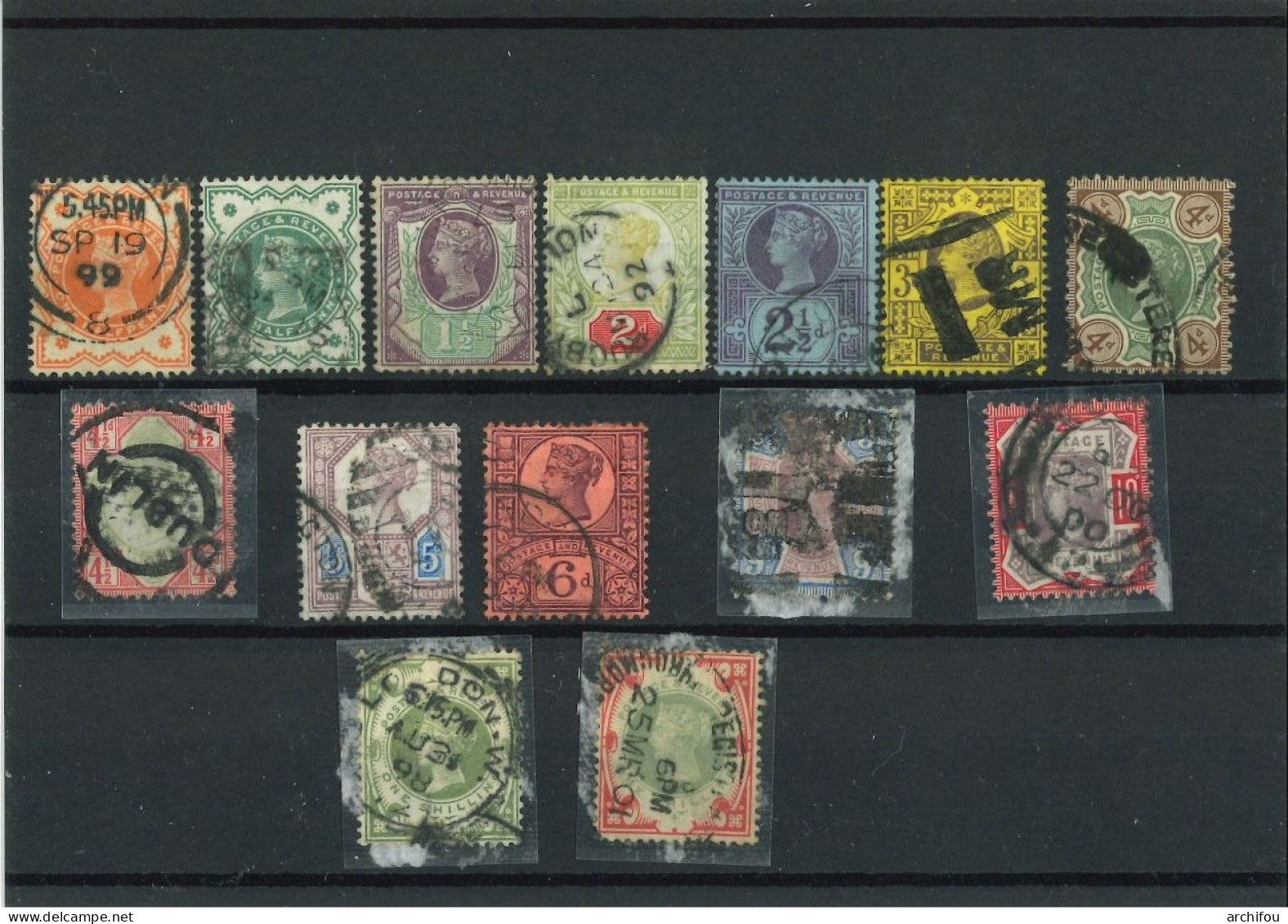 Timbres N° 91 à 104 Tres Beaux Cote Yvert 2008: 340€ - Oblitérés