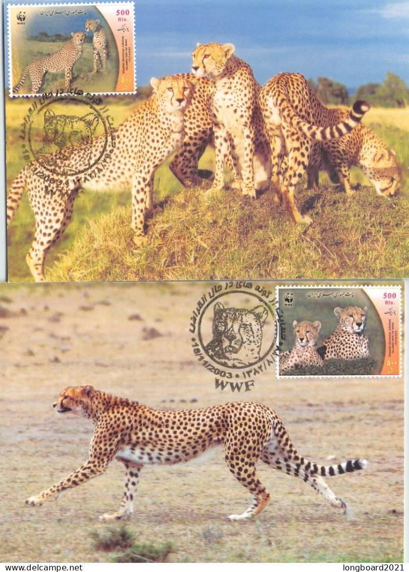 IRAN - FDC MC WWF 2003 - CHEETAH / 4328 - Irán