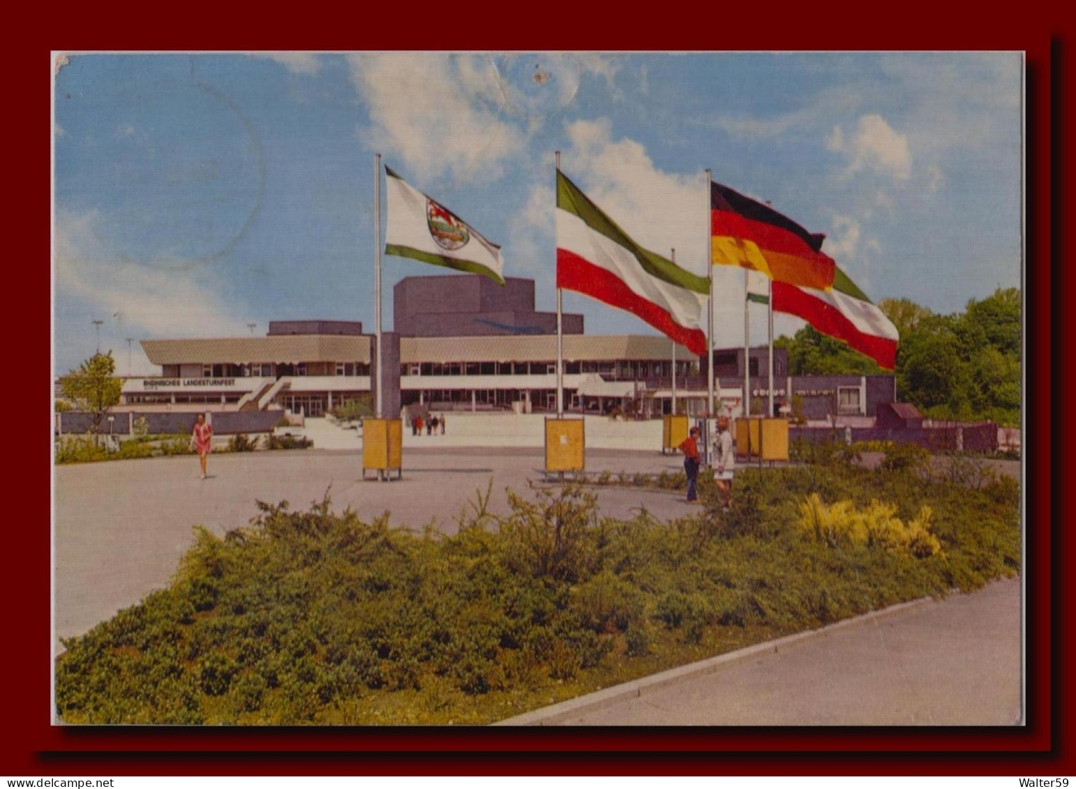 1974 BRD Bund Postkarte Von Leverkusen Aus Koln Flughafen Gel. Nach Schottland 3scans - Leverkusen