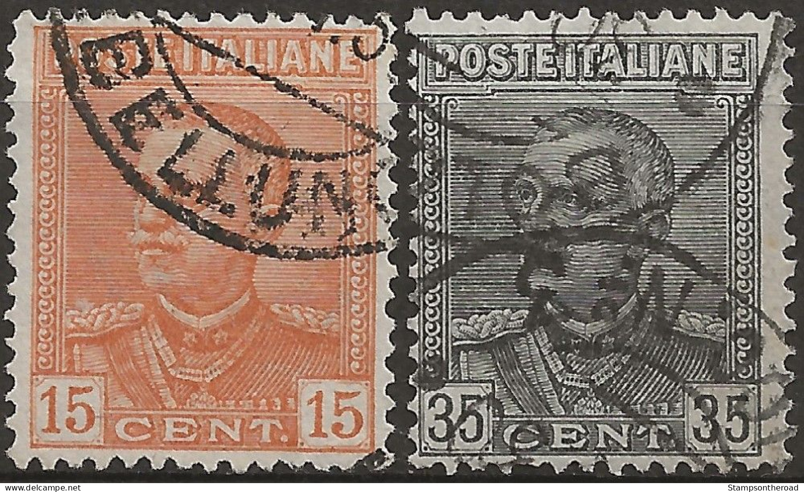 IT240-241U1 Regno D'Italia 1929, Sassone Nr. 240/41, Serie Cpl Di 2 Francobolli Usati Per Posta °/ - Oblitérés
