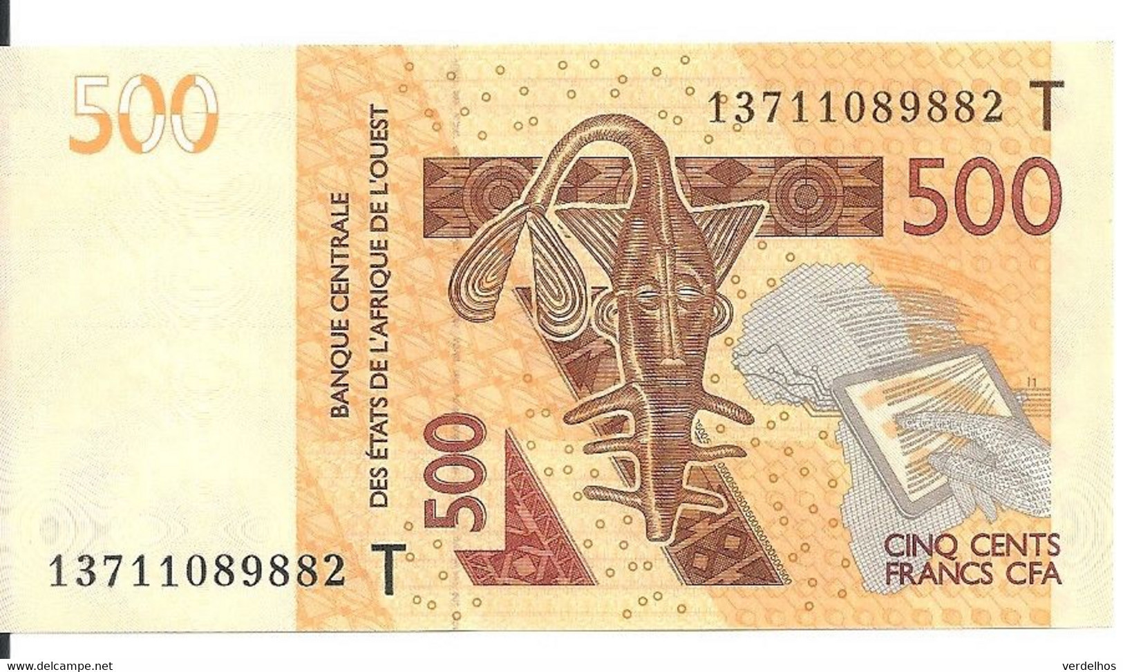 TOGO 500 FRANCS 2012 UNC P 819T - Togo