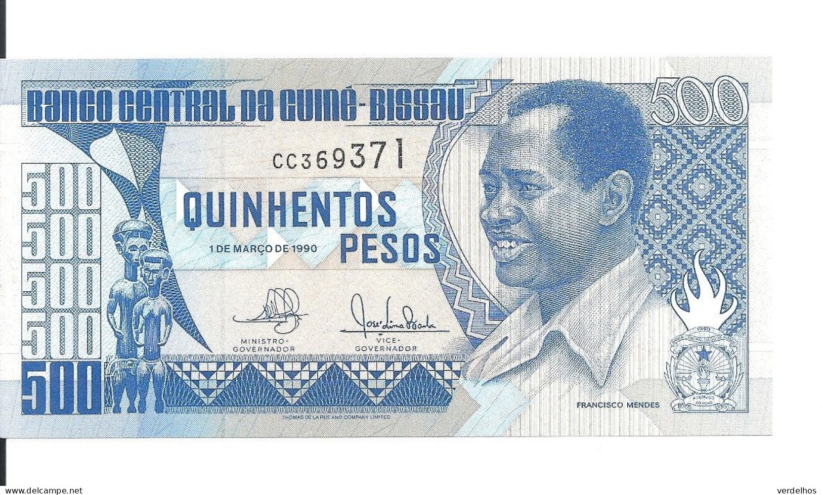 GUINEE-BISSAU 500 PESOS 1990 UNC P 12 - Guinea–Bissau