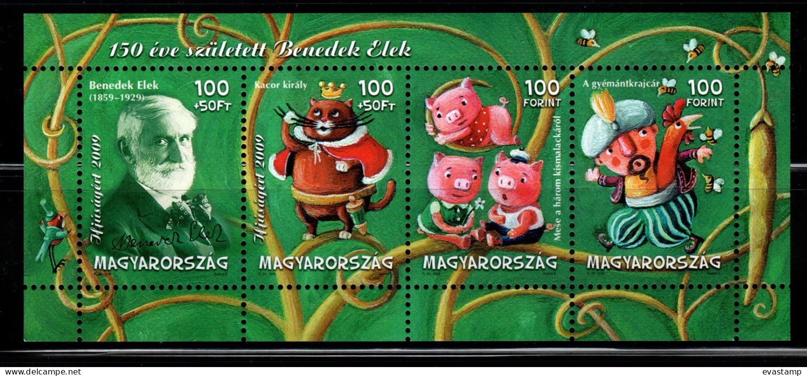 HUNGARY-2009.S/S -  Fairy Tales/Cartoons - 150th Anniv.of The Birth Of Elek Benedek MNH!! - Nuovi