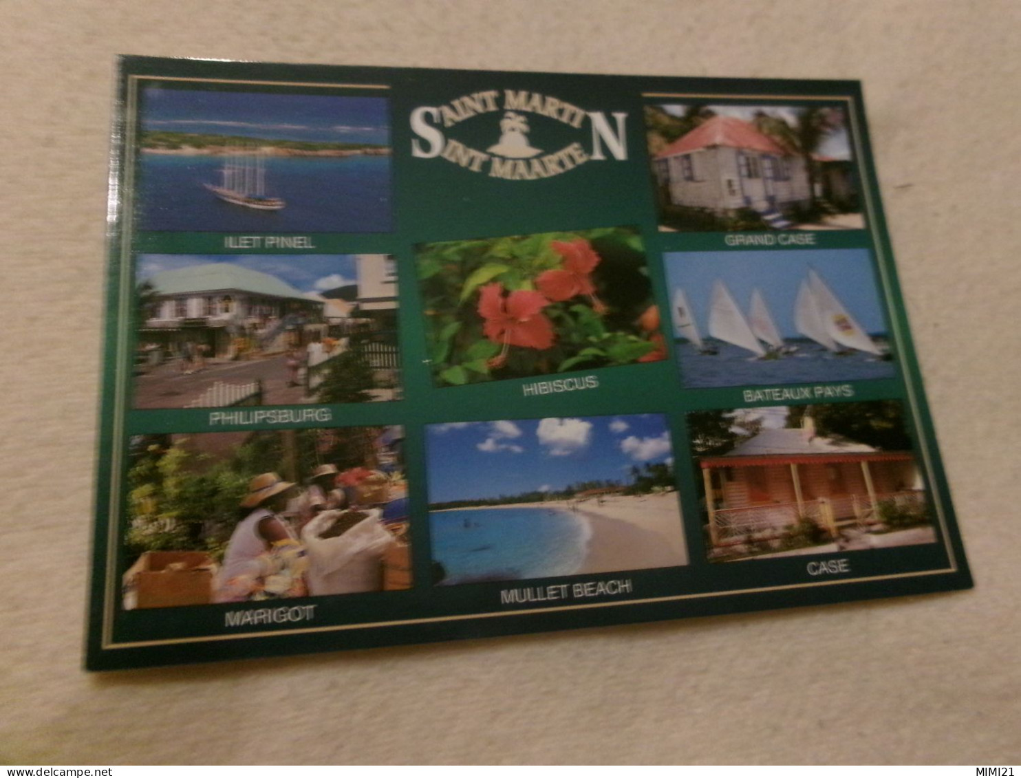 BELLE CARTE  MULTI VUES DE SAINT-MARTIN..WEST INDIES - Sint-Marteen