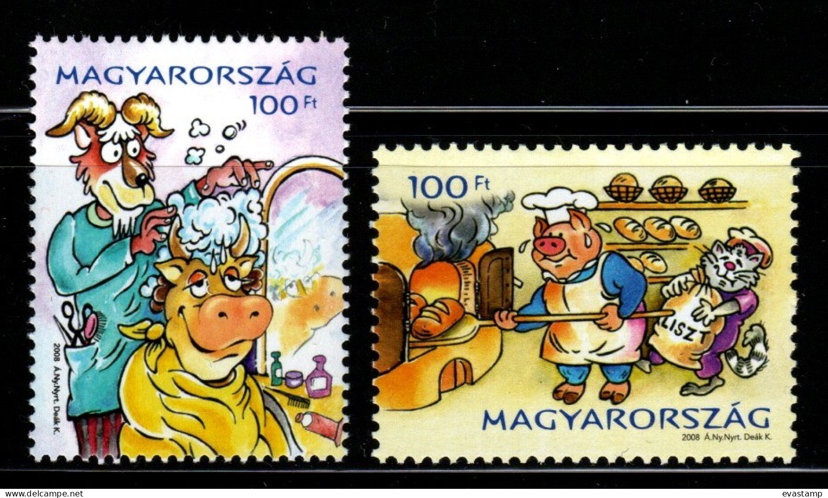 HUNGARY - 2008. Cartoons / Fairy Tales - Fila Village I. MNH!! - Fairy Tales, Popular Stories & Legends