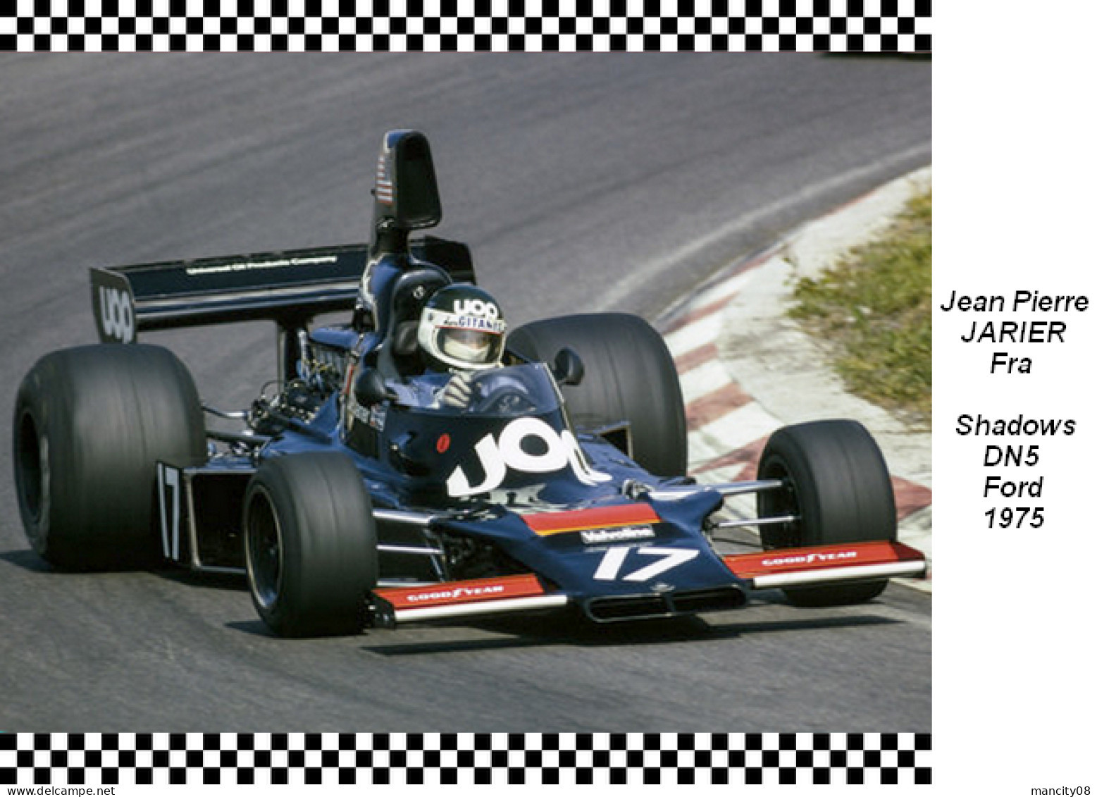 Jean Pierre  Jarier  Shadows DN5 1975 - Grand Prix / F1