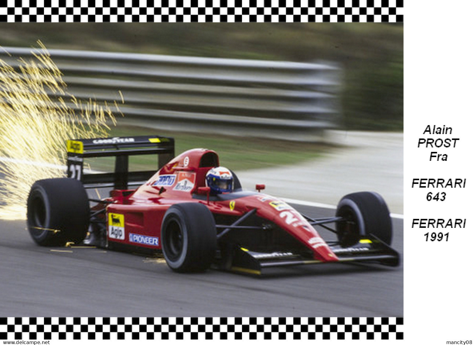 Alain  Prost  Ferrari   643   1991 - Grand Prix / F1