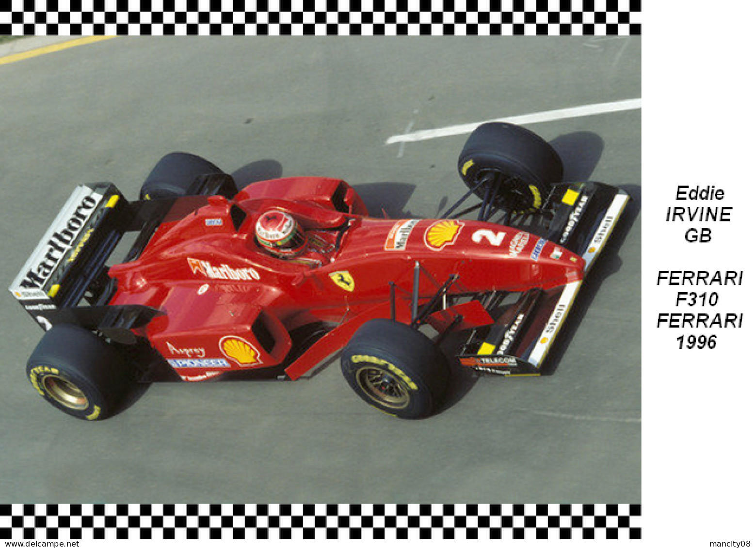 Eddie  Irvine  Ferrari  310  1996 - Grand Prix / F1