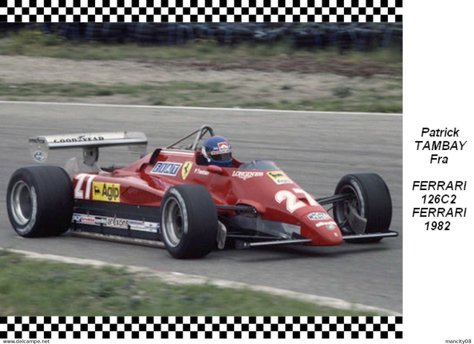 Patrick  Tambay   Ferrari   126C2   1982 - Grand Prix / F1