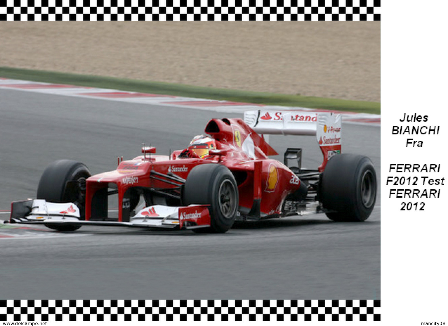 Jules  Bianchi  Ferrari  F2012  Test  2012 - Grand Prix / F1