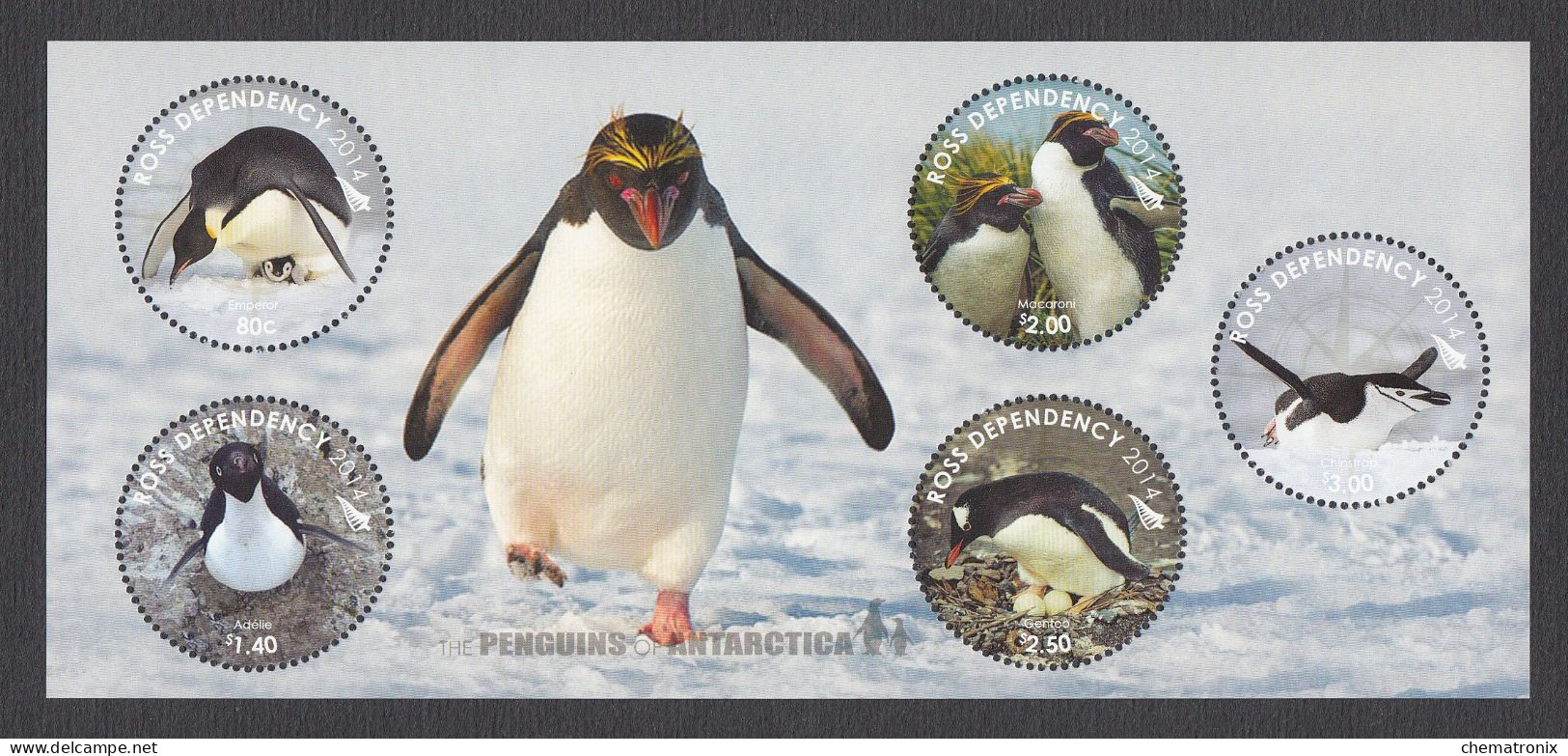 Ross Dependency 2014 - The Penguins Of Antarctica - MNH ** - Nuovi