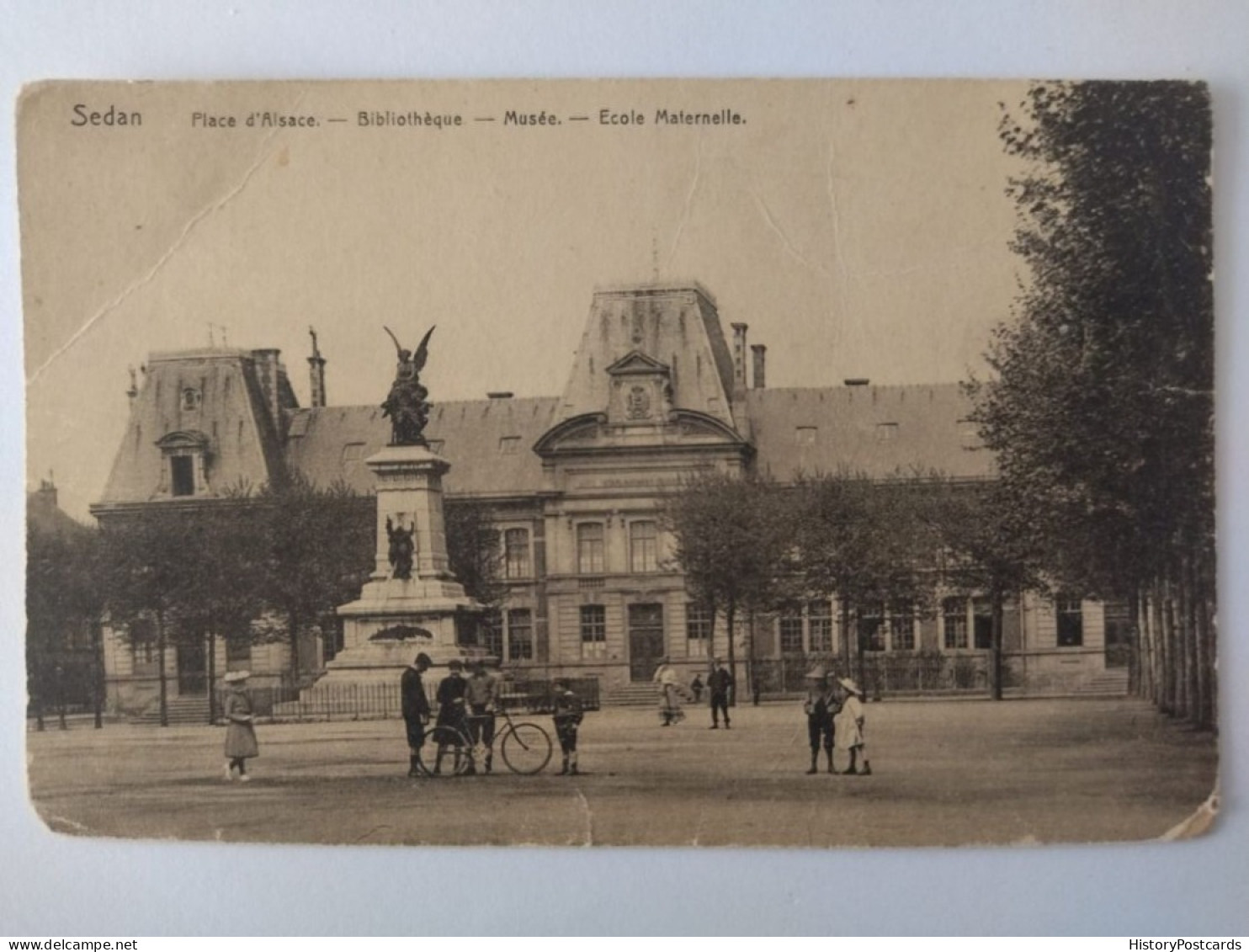 Sedan, Place D' Alsace, Ecole Maternell, Deutsche Feldpost, 1917 - Sedan