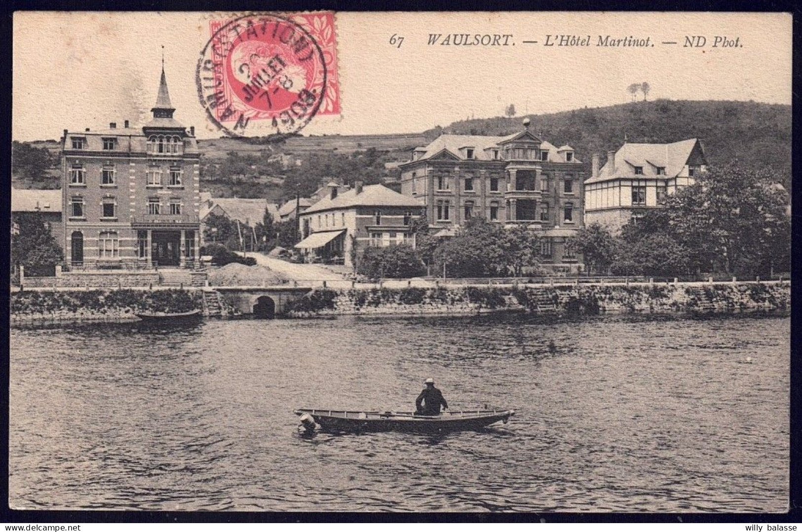 +++ CPA - WAULSORT - Hôtel Martinot  // - Hastière