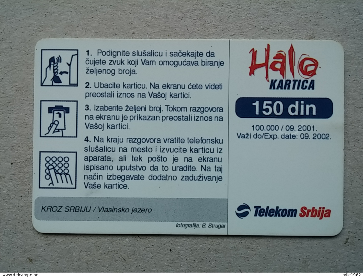 T-572 - SERBIA, Telecard, Télécarte, Phonecard, Halo Kartica, - Joegoslavië