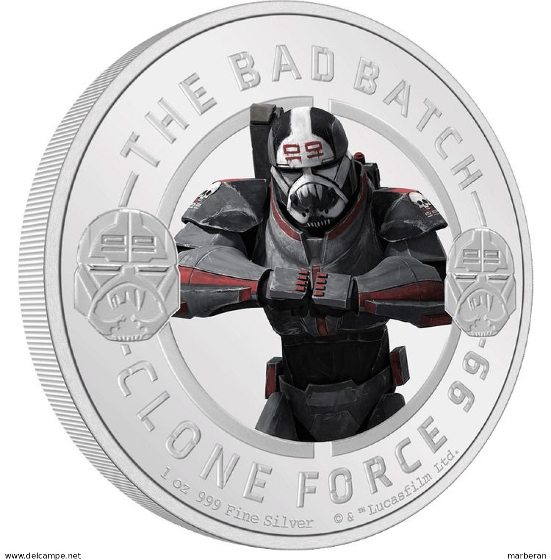 1 OZ. PLATA “STAR WARS - WRECKER” - Otros – Oceanía