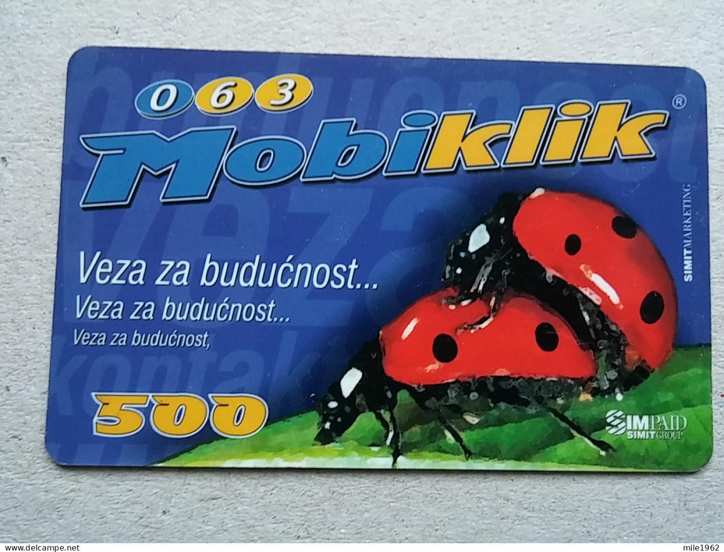 T-573 - SERBIA, Telecard, Télécarte, Phonecard, Halo Kartica , Ladybug - Jugoslavia