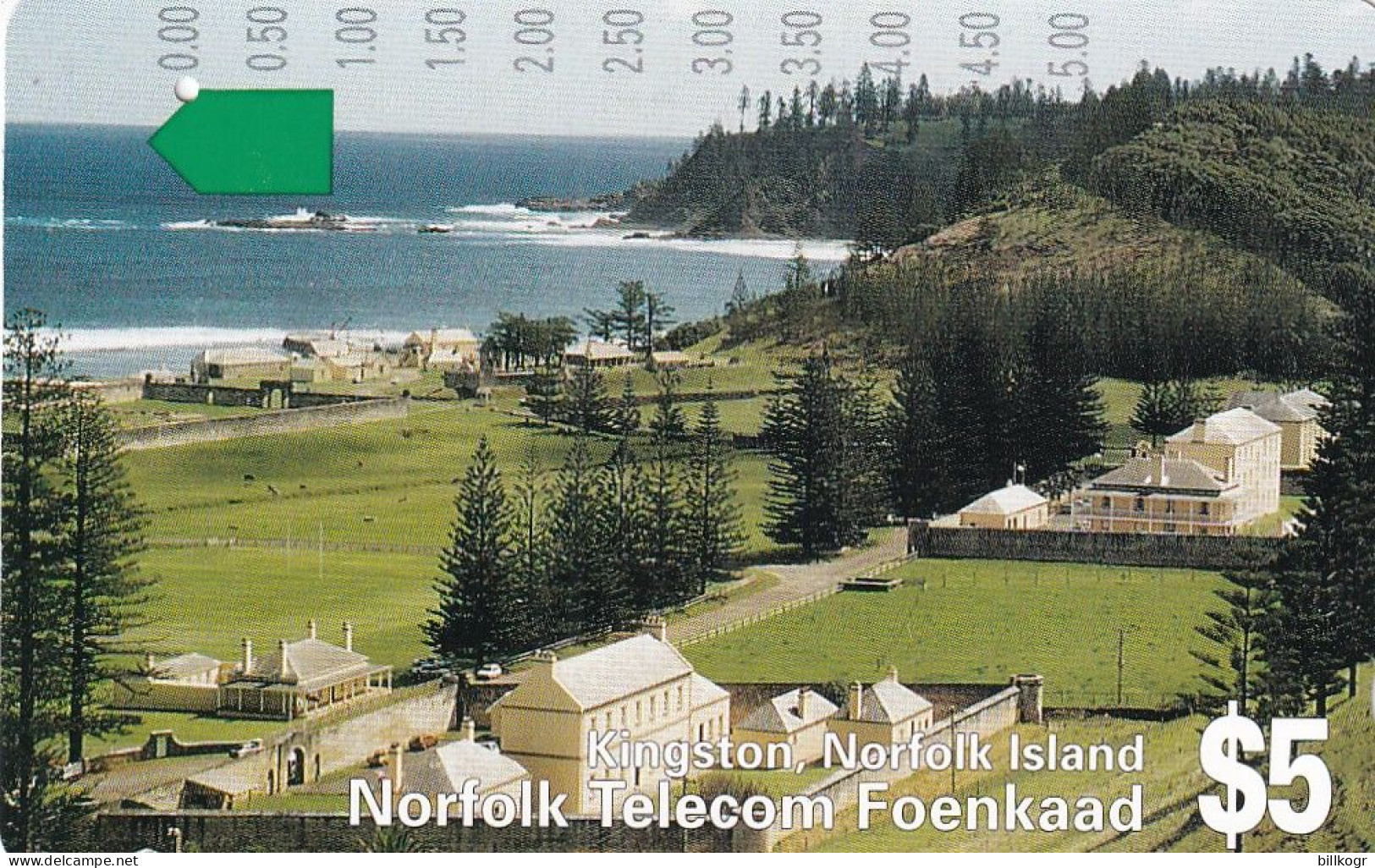 NORFOLK ISL. - Kingston, First Issue $5(series No 1), Tirage %25000, Used - Norfolkinsel