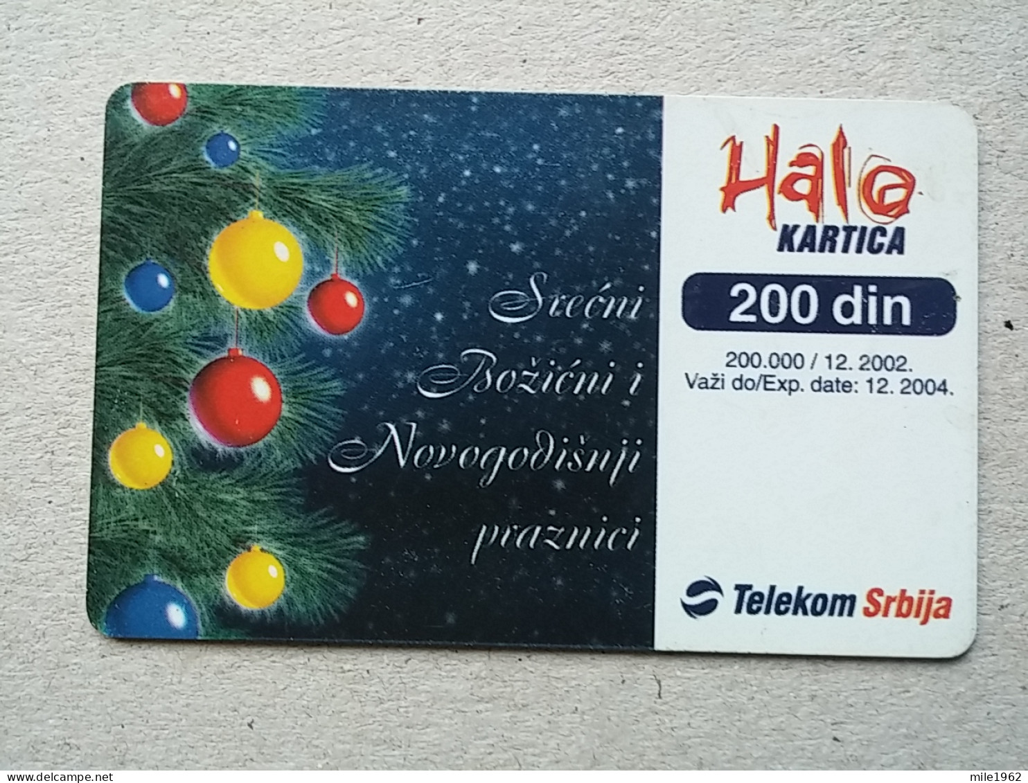 T-576 - SERBIA, Telecard, Télécarte, Phonecard,  - Yugoslavia