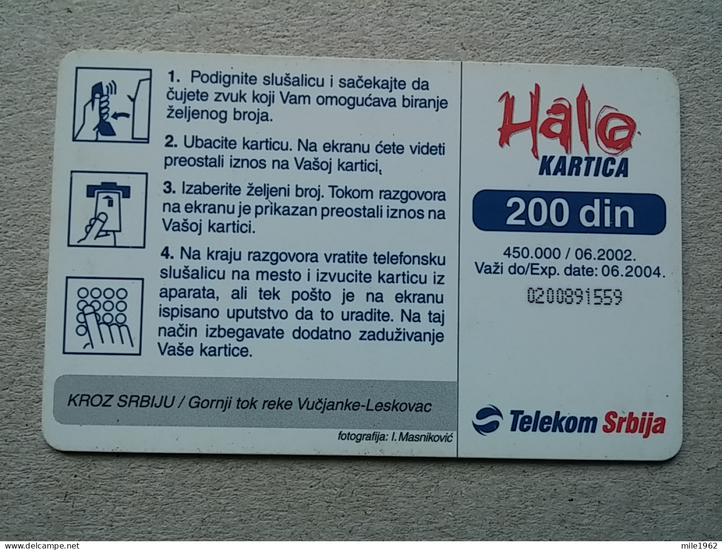 T-576 - SERBIA, Telecard, Télécarte, Phonecard,  - Yugoslavia