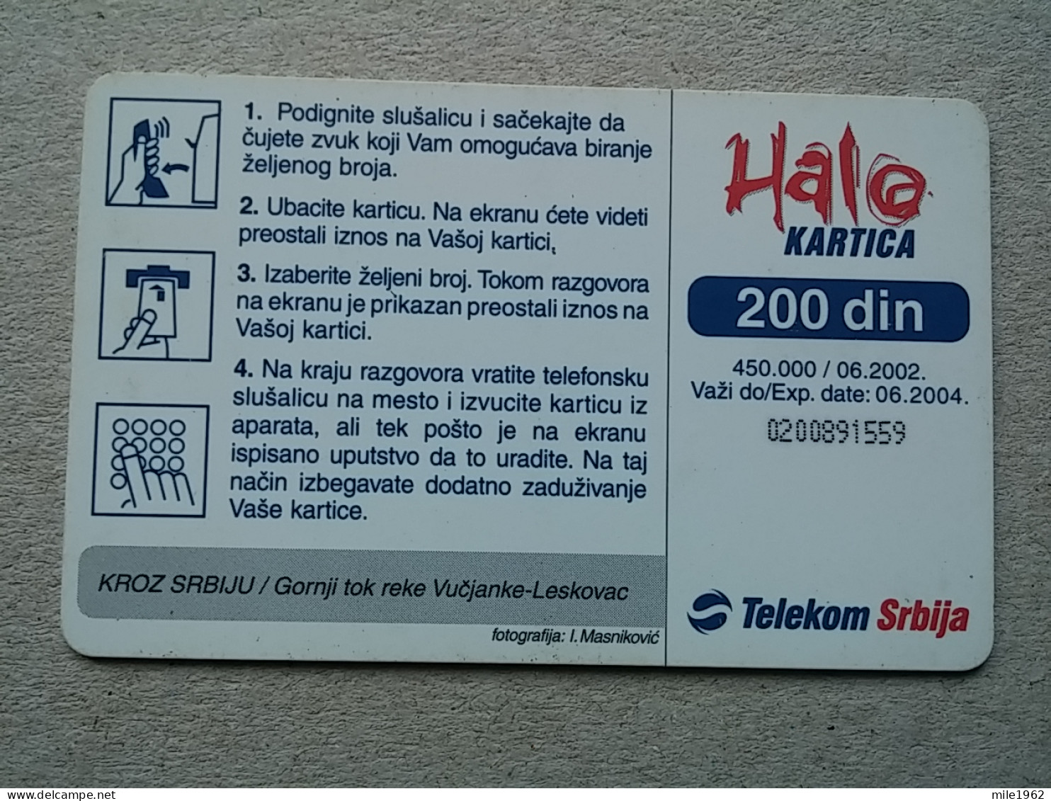 T-576 - SERBIA, Telecard, Télécarte, Phonecard,  - Yougoslavie