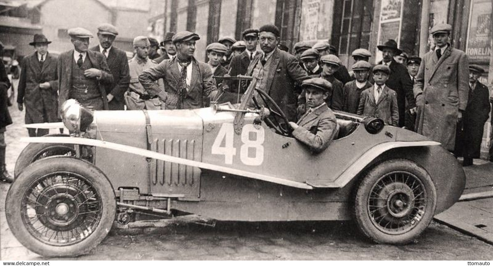 Aries CC2 Super - Pilotes: Roger Delano/Edmund Closset - Concurrents Francaises Le Mans 1926  -  15x10cms PHOTO - Le Mans
