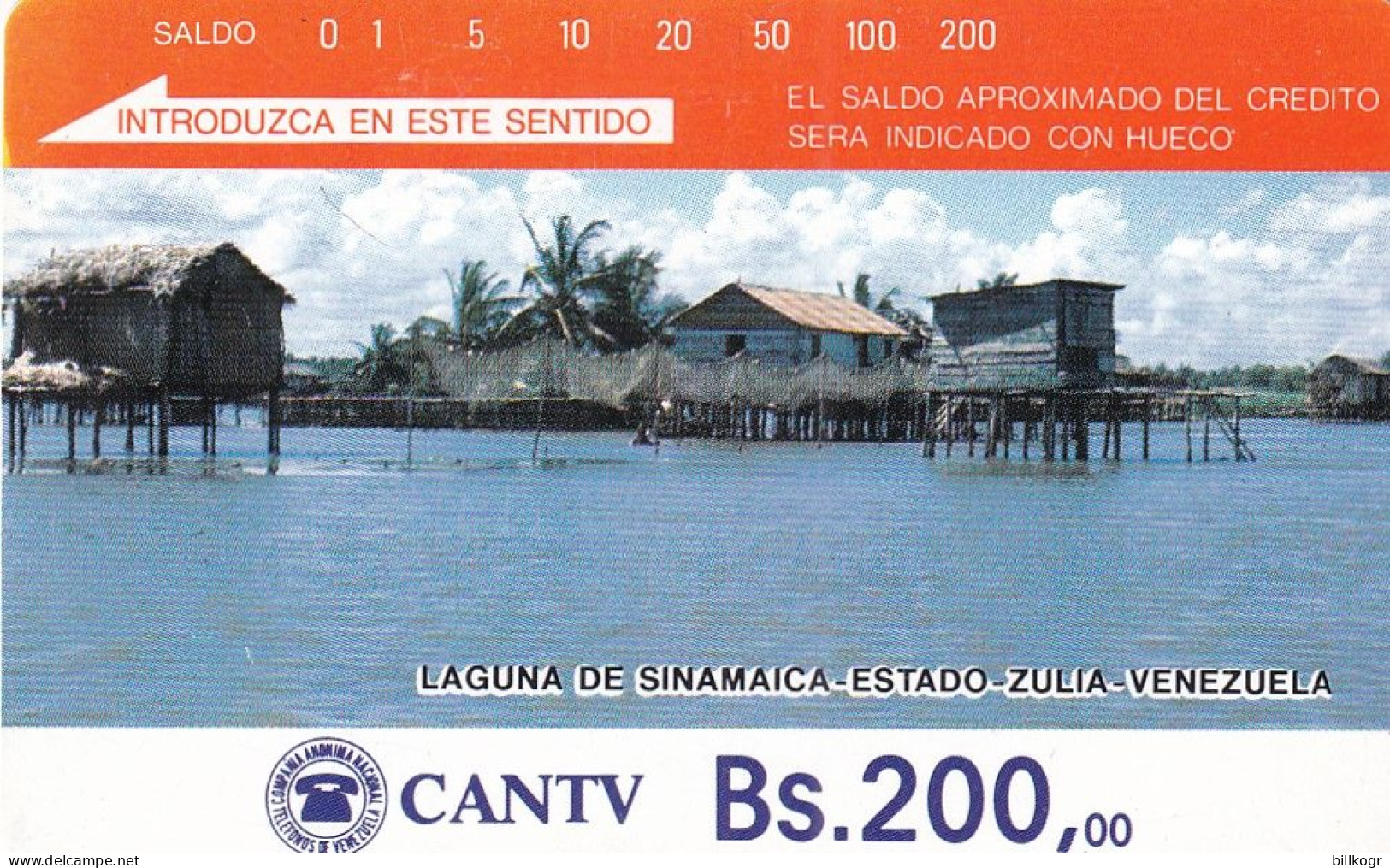 VENEZUELA(tamura) - Laguna De Sinamaica/Estado Zulia, 08/89, Used - Venezuela