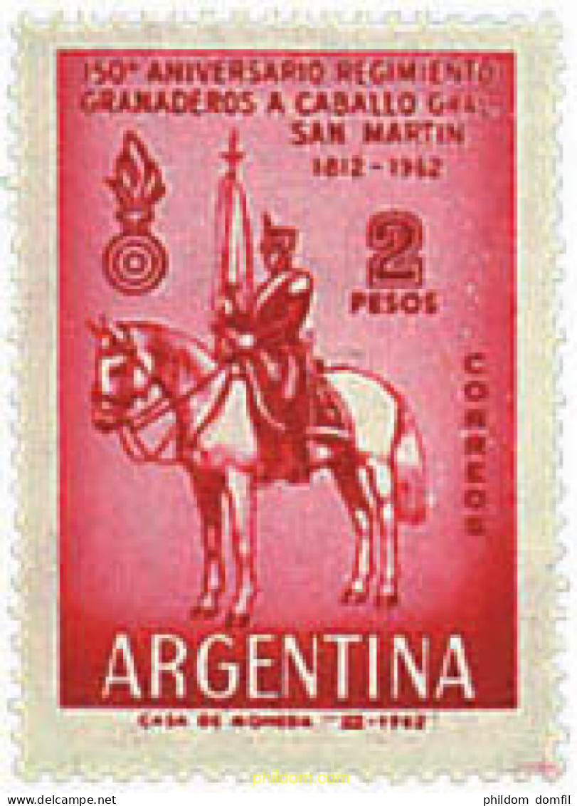 29285 MNH ARGENTINA 1962 GENERAL SAN MARTIN - Ungebraucht