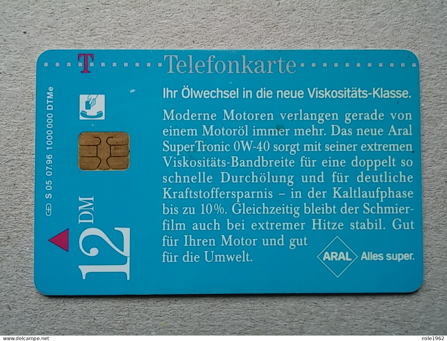 T-579 - GERMANY, Telecard, Télécarte, Phonecard, Tronic Oil, Auto - Autres & Non Classés