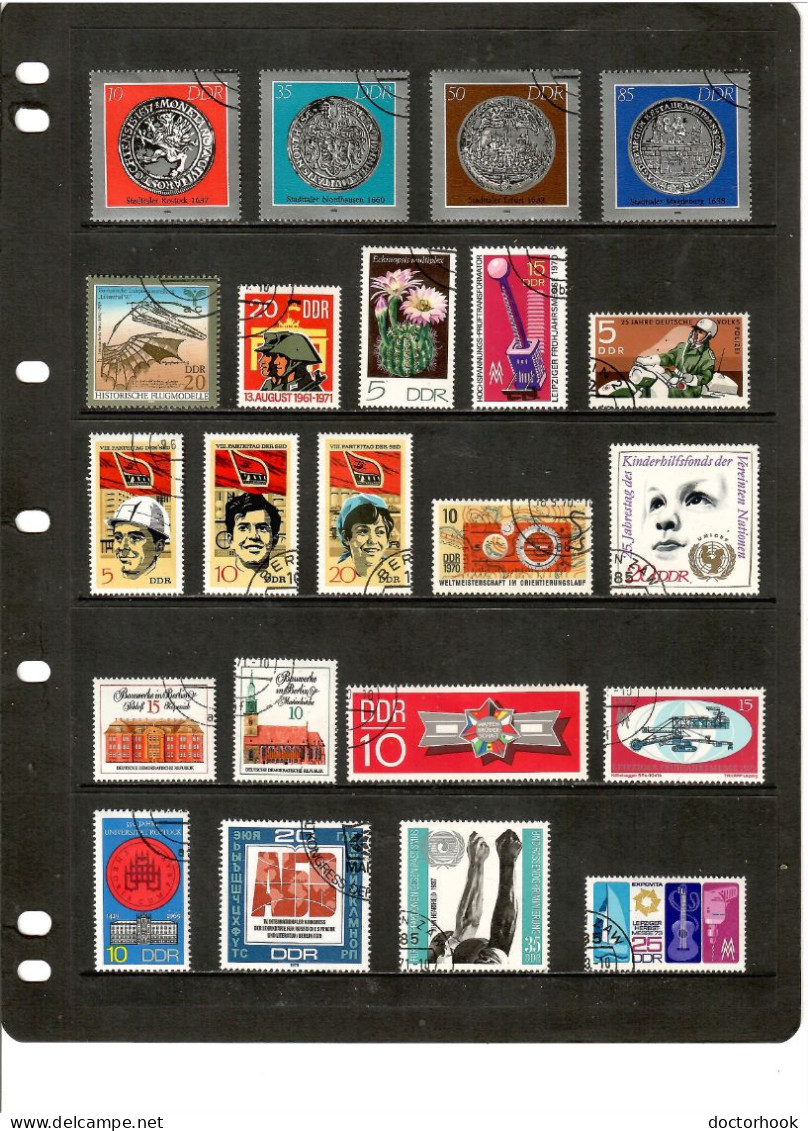 GERMAN DEMOCRATIC REPUBLIC---Collection Of USED DL-1332 - Collections (sans Albums)