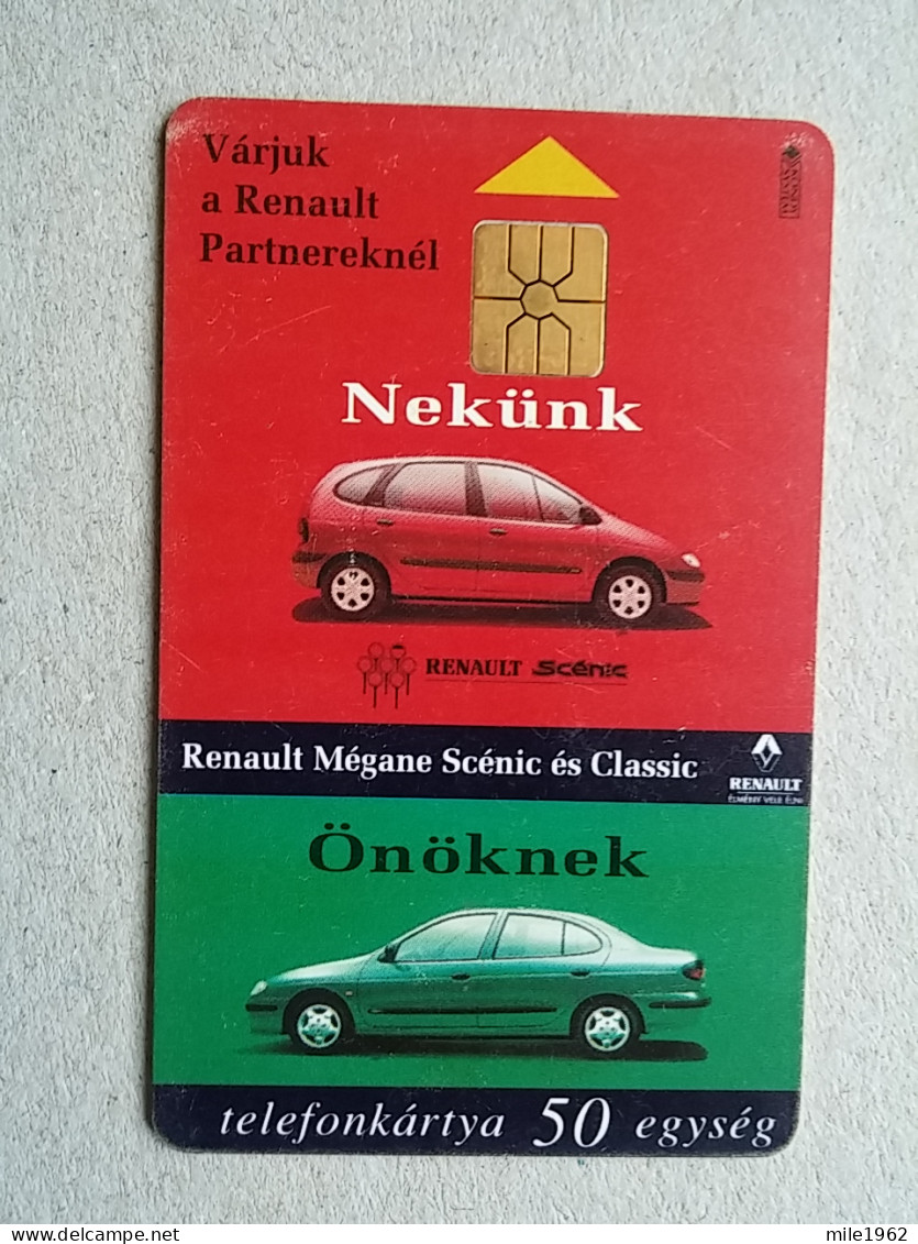 T-580 - Hungary, Telecard, Télécarte, Phonecard, Auto Renault Megane, Reno - Hongarije