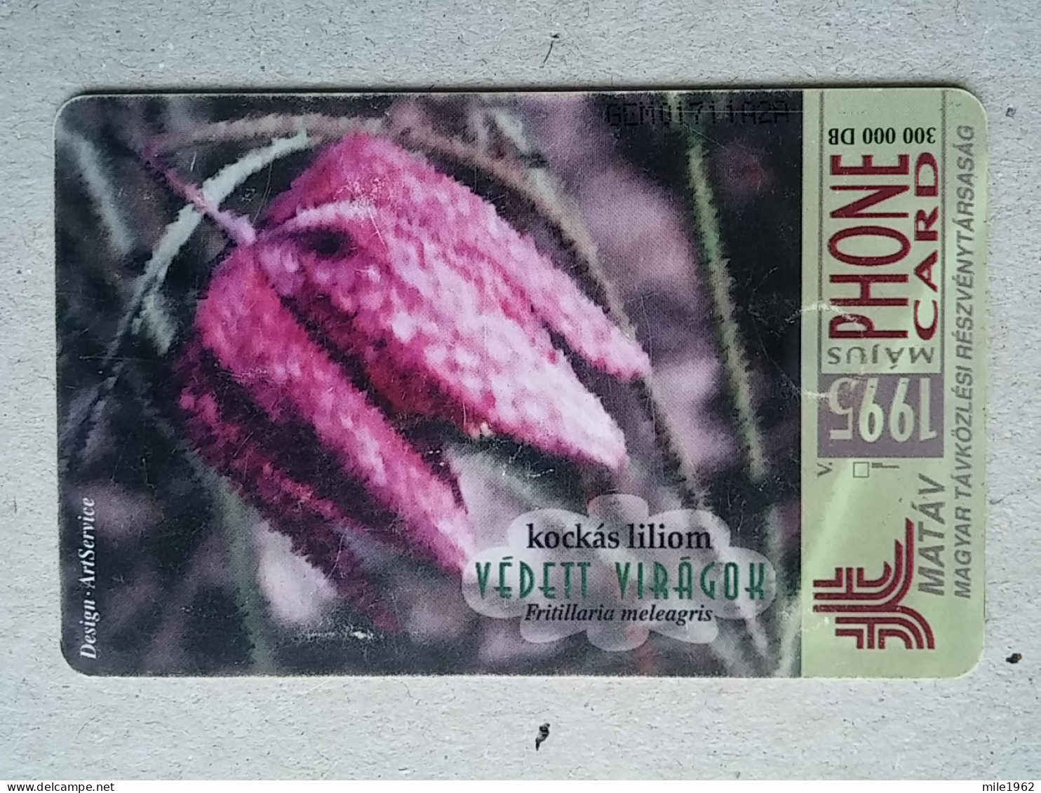 T-580 - Hungary, Telecard, Télécarte, Phonecard, Flower, Fleur - Ungarn