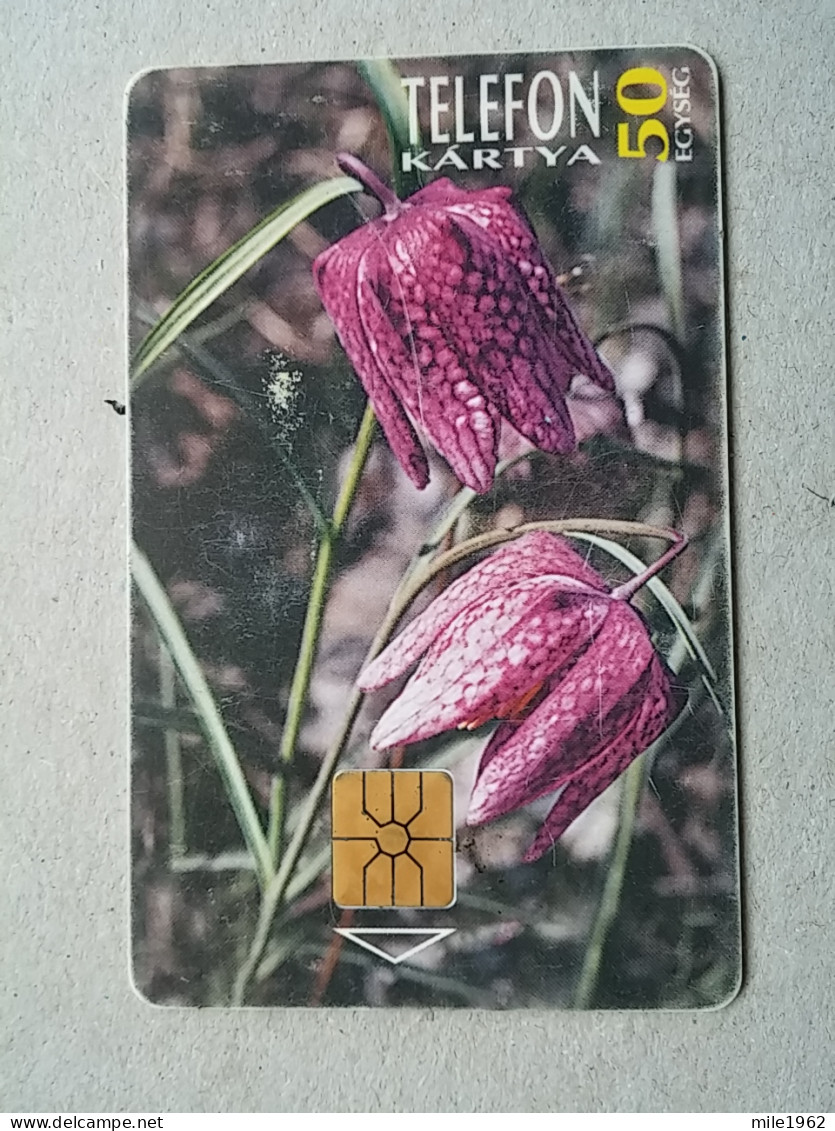 T-580 - Hungary, Telecard, Télécarte, Phonecard, Flower, Fleur - Hongrie