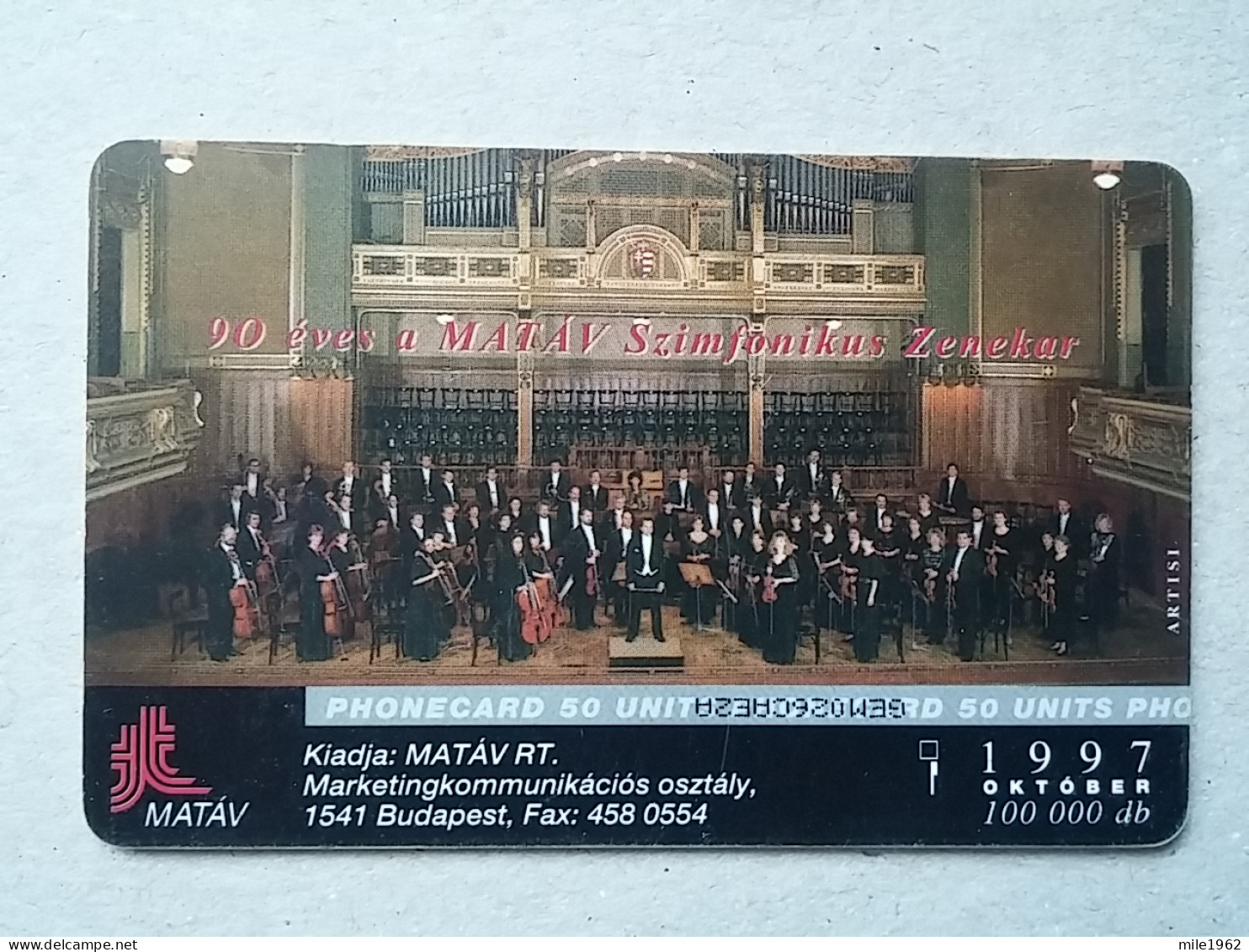 T-580 - Hungary, Telecard, Télécarte, Phonecard, Orchestre - Hongarije