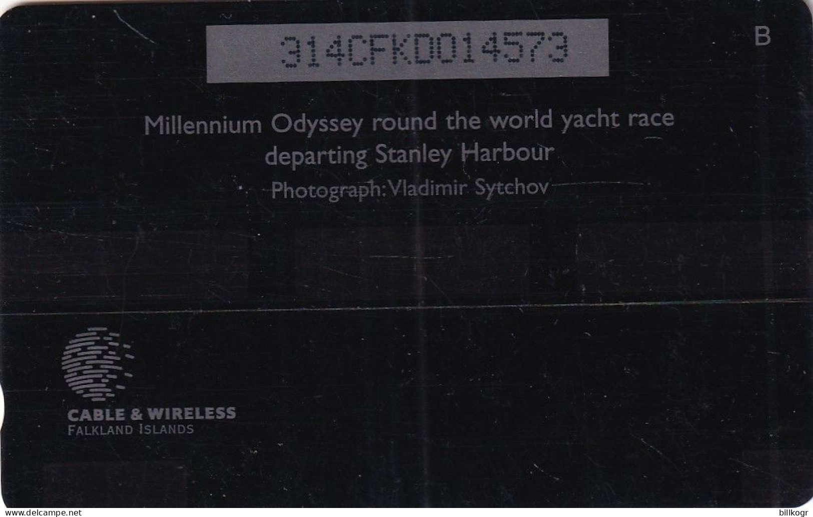 FALKLAND ISL.(GPT) - Millennium Odyssey, CN : 314CFKD/B, Tirage %20000, Used - Islas Malvinas