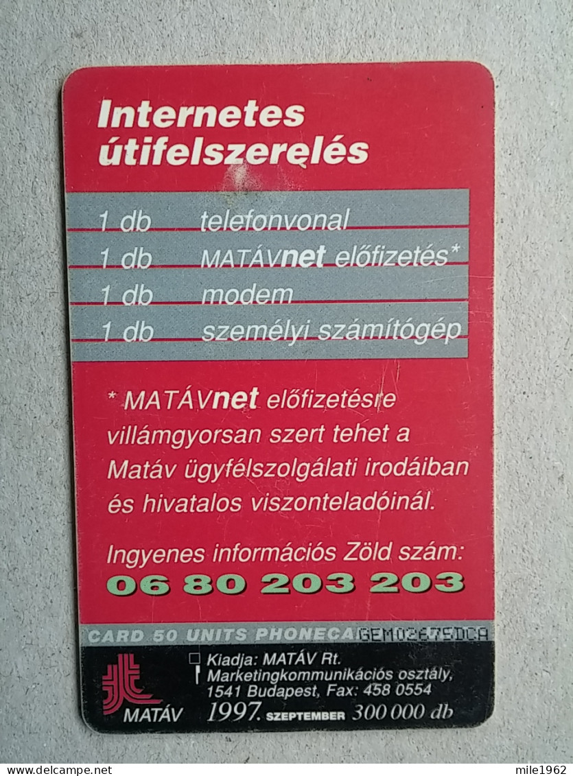 T-582 - Hungary, Telecard, Télécarte, Phonecard,  - Ungarn