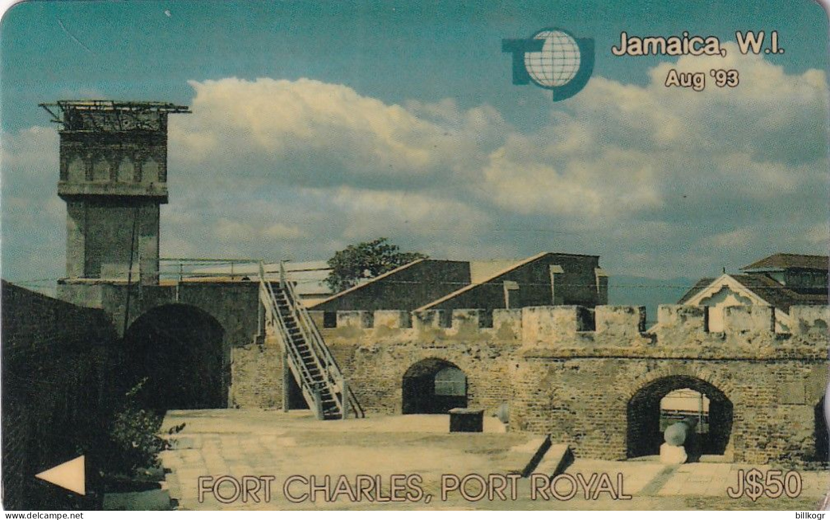 JAMAICA(GPT) - Fort Charles, CN : 15JAMB, Used - Jamaica