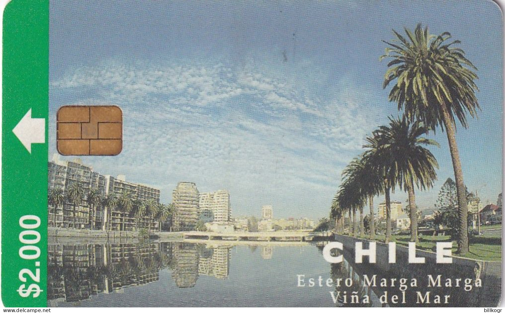 CHILE - Estero Marga Marga, Tirage 50000, 04/98, Used - Cile